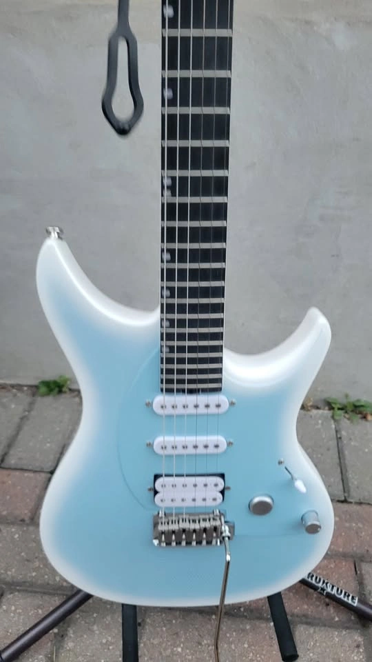 $500 Enya Inspire Smart Electric Guitar – Blue - photo 5