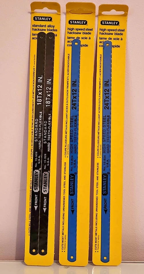 12 inch Hacksaw Blades (brand new)
