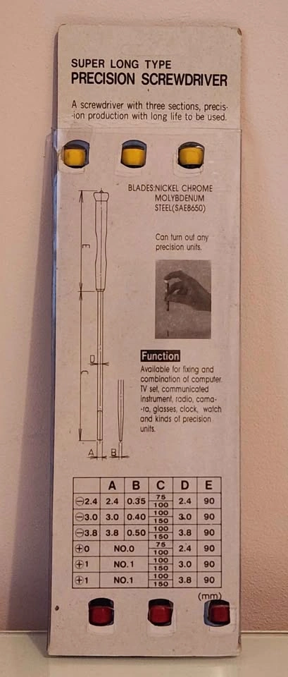 Precision Screwdriver Set (6 pieces) - photo 2