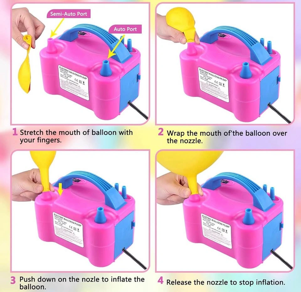 Electric Balloon Pump Inflator – Fast & Easy Balloon Filling - photo 4