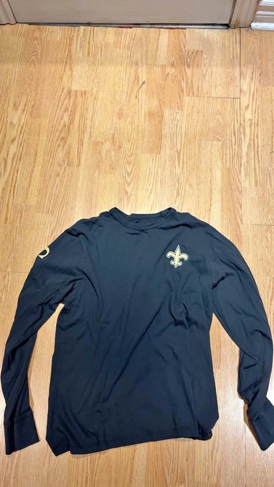 47 Brand New Orleans Saints Long Sleeve T-Shirt Medium