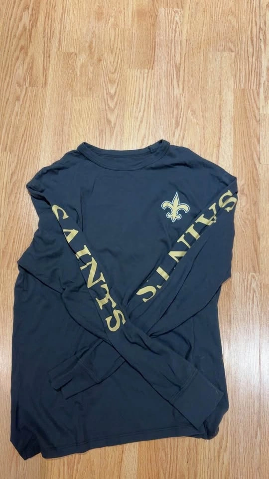 47 Brand New Orleans Saints Long Sleeve T-Shirt Medium - photo 2
