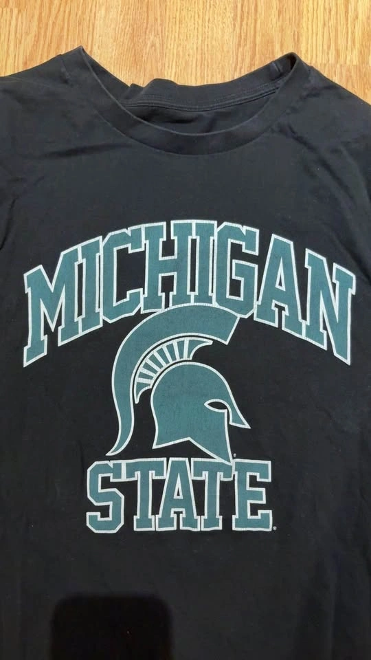 Michigan State Spartans Black T-shirt Large - photo 2