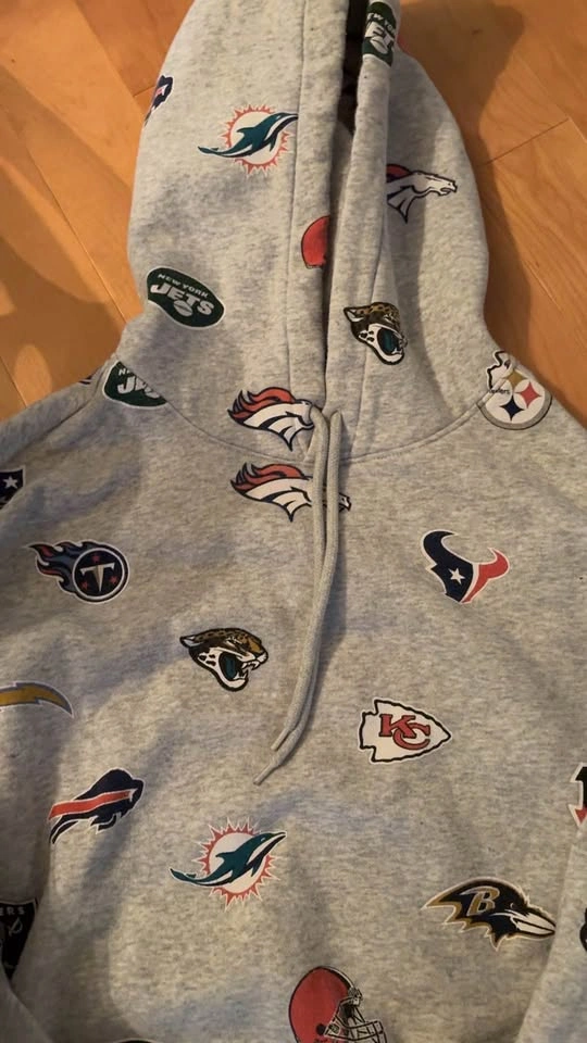 H&M NFL Team Logos Hoodie L - photo 3