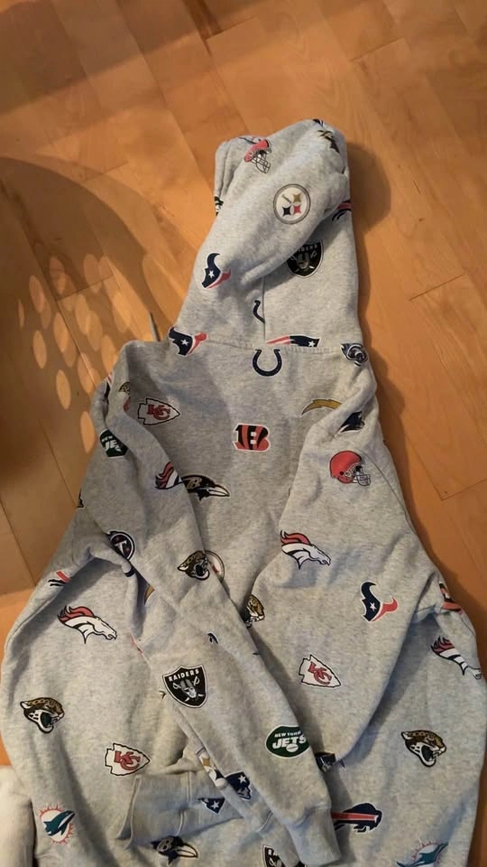 H&M NFL Team Logos Hoodie L - photo 4
