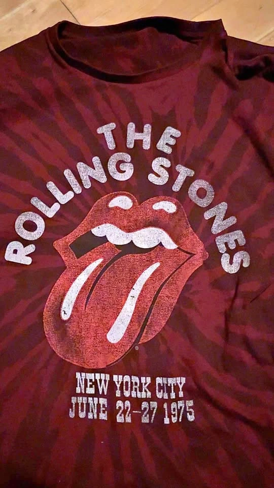 Rolling Stones NYC 1975 Tie-Dye T-Shirt