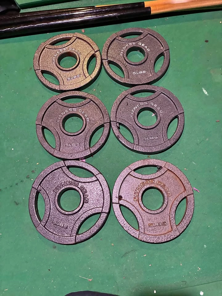 Fitness Gear 5 LBs Olympic Weight plates