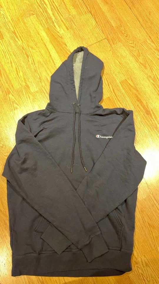 Champion Dark Blue Hoodie Size L