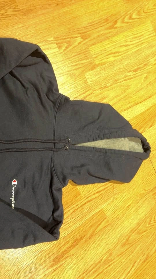 Champion Dark Blue Hoodie Size L - photo 3