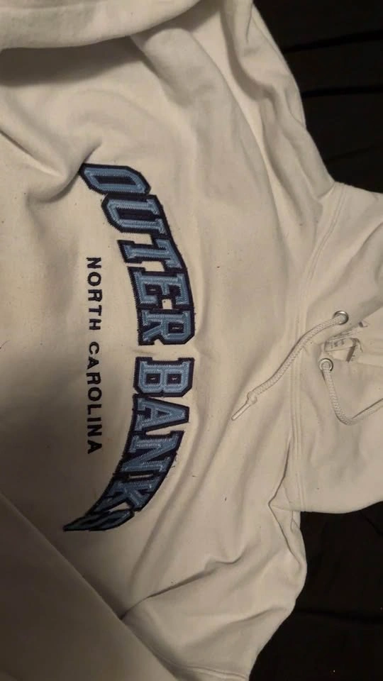 Outer Banks North Carolina white hoodie Large - photo 3