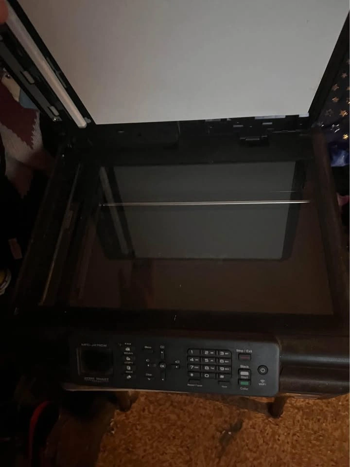 Printer copier scanner fax combo with usb cord (needs ink) - photo 2
