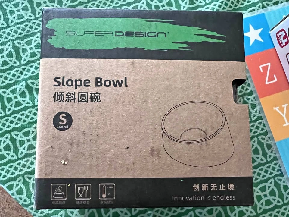 Slope Pink Dog Bowl