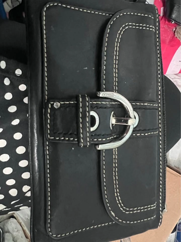 Coach leather wristlet - photo 2