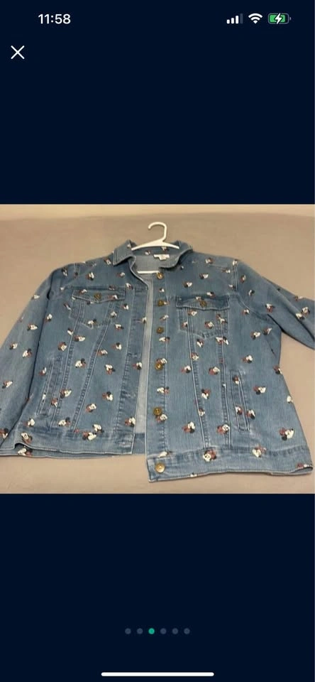 Official WDW Minnie Mouse Denim Jacket (purchased at the park) 3 - photo 2