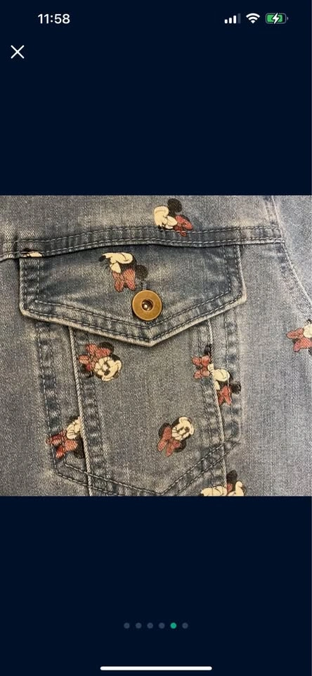 Official WDW Minnie Mouse Denim Jacket (purchased at the park) 3 - photo 4