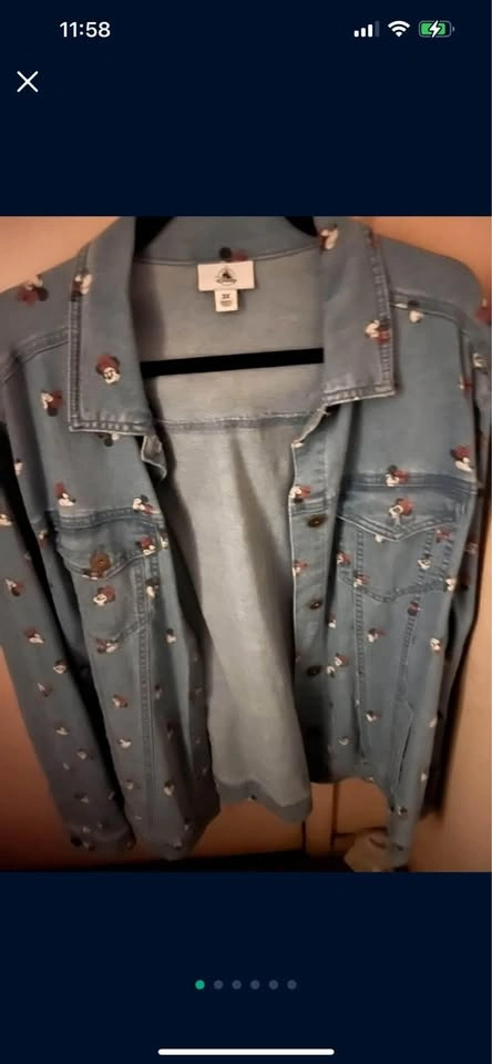 Official WDW Minnie Mouse Denim Jacket (purchased at the park) 3 - photo 5