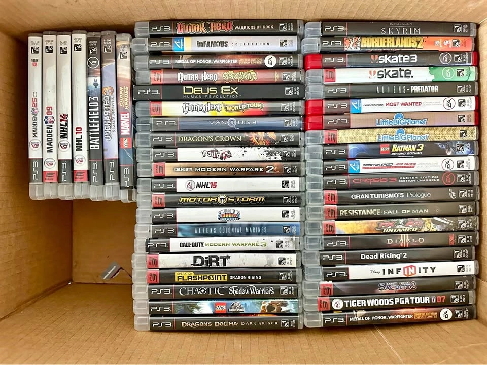 Large PS3 Video Game Collection 52 PS3 and 2 PS4