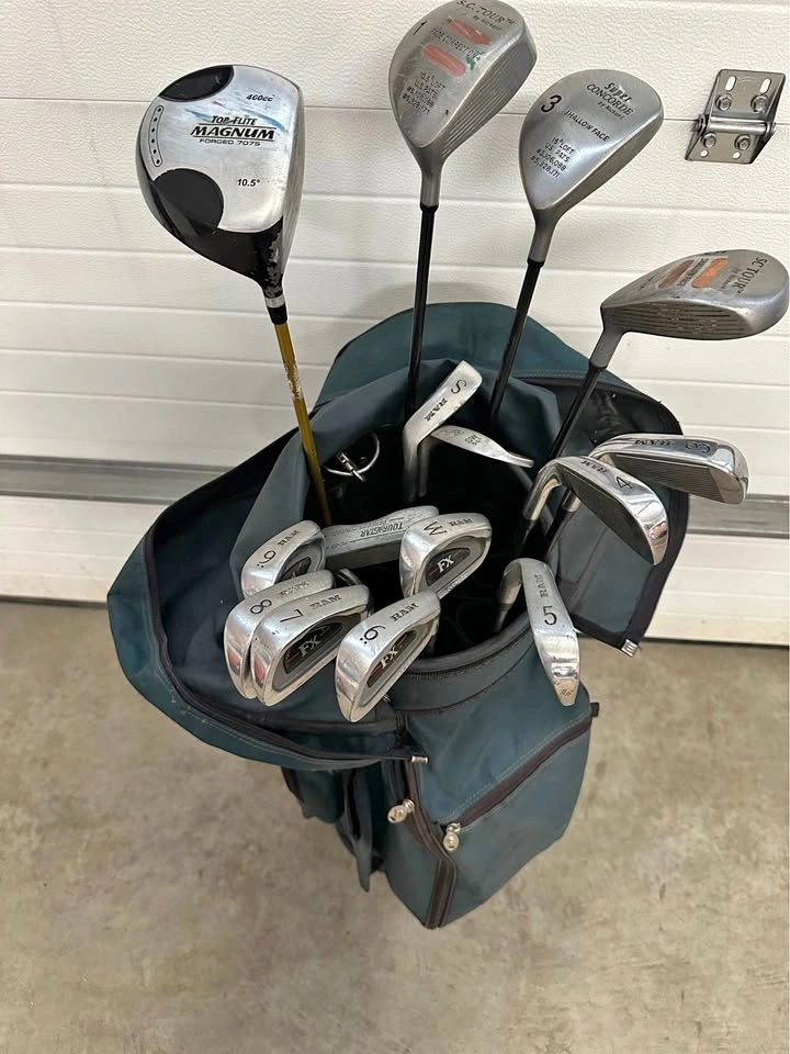 Full Set Golf Clubs Top-Flite RAM FX S.C. Tour Bag