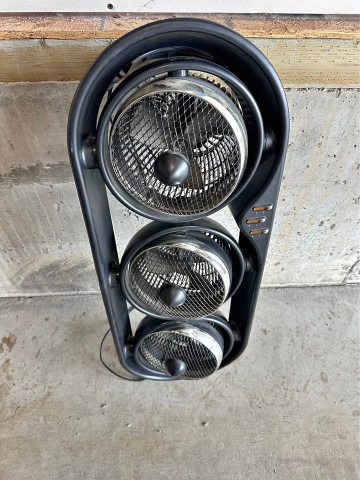 3-Head Tower Fan