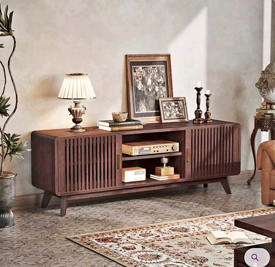 Maggie 63'' TV Console with Sliding Doors & Charging Station