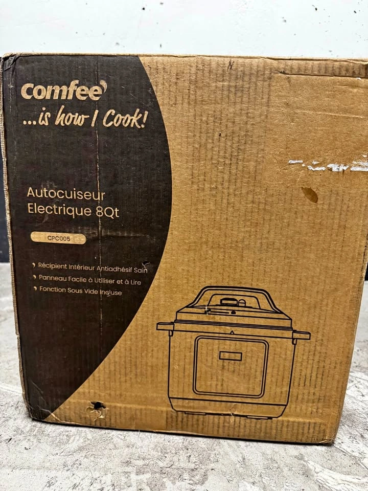 COMFEE' 8 Quart Pressure Cooker with 16 Cooking Functions