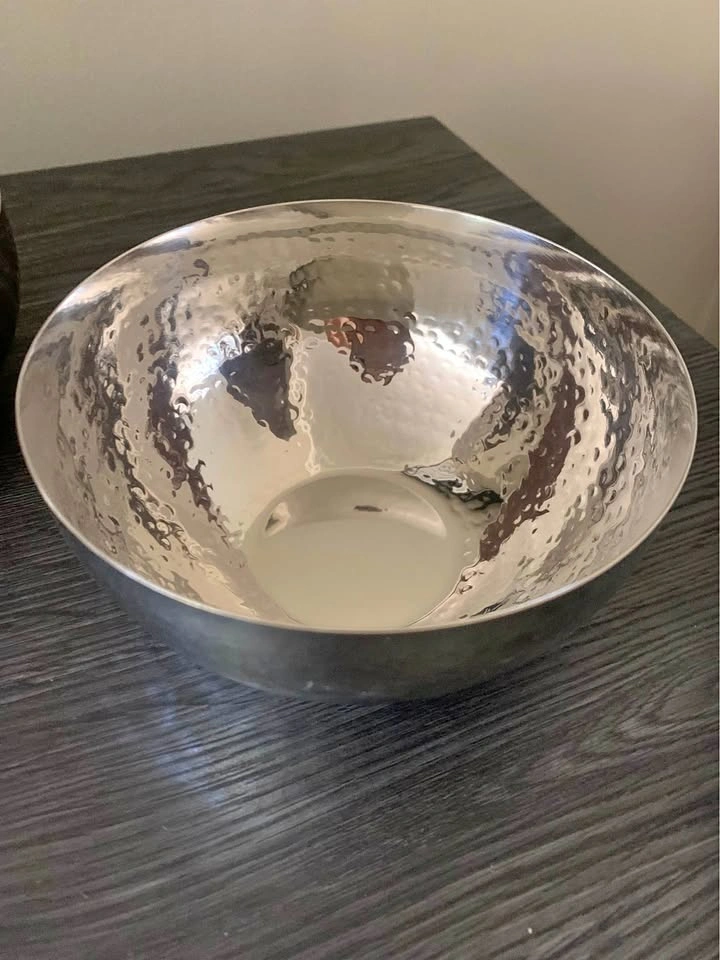 Set of 12 silver side bowls
