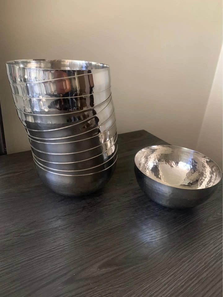 Set of 12 silver side bowls - photo 2