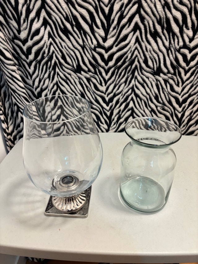 Glass Vases $5 each