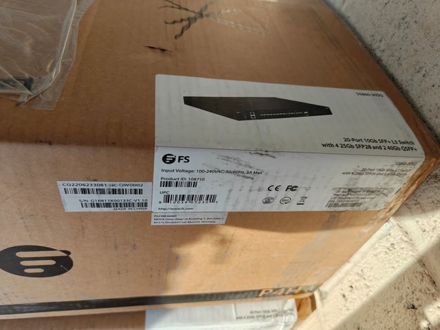 S5860-20SQ Enterprise L3 Network Switch, Brand new in box - photo 2