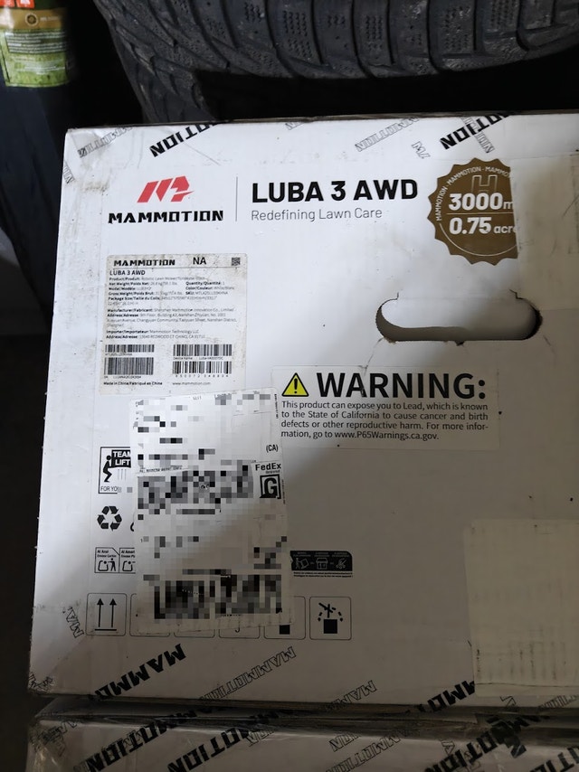 MAMMOTION LUBA 3 AWD 3000H Robot Lawn Mower - Brand New - photo 2