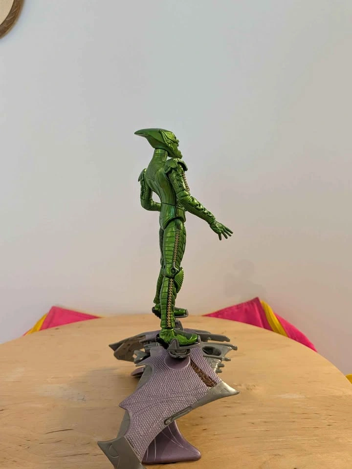 Vintage 2002 ToyBiz Spider-Man Movie Green Goblin Action Figure - photo 4
