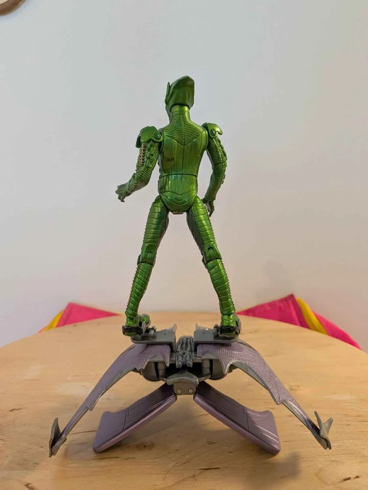 Vintage 2002 ToyBiz Spider-Man Movie Green Goblin Action Figure - photo 5