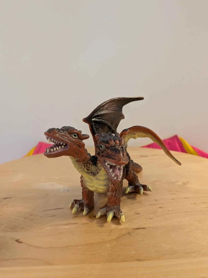 Vintage Toy Major Plastic Dragon Figures Lot - Set of 5 - photo 2