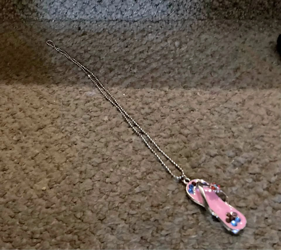 Flip flop necklace