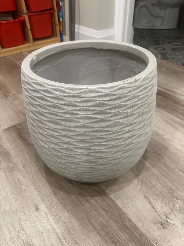 grey vase