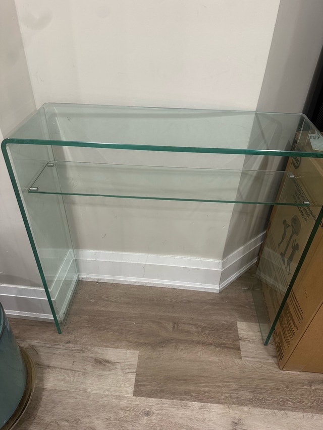 glass console