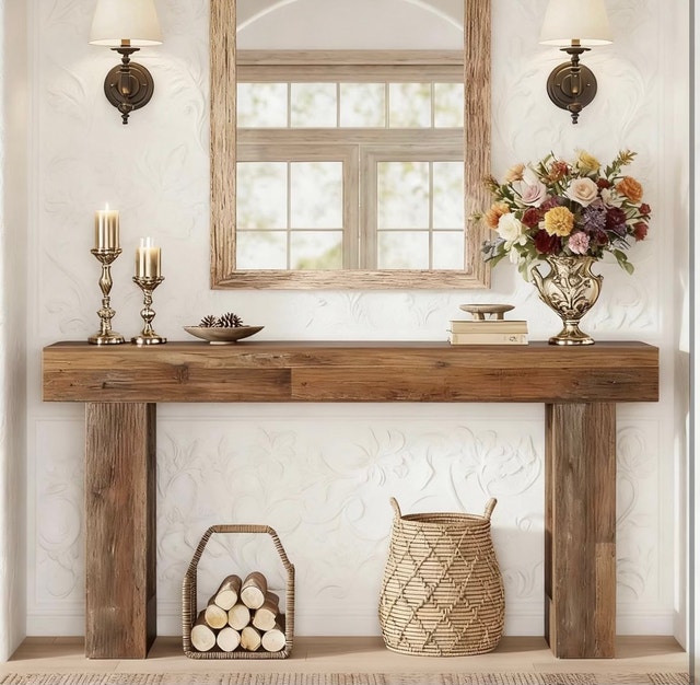 Console Table **** NEW**** BROWN COLOR - photo 2