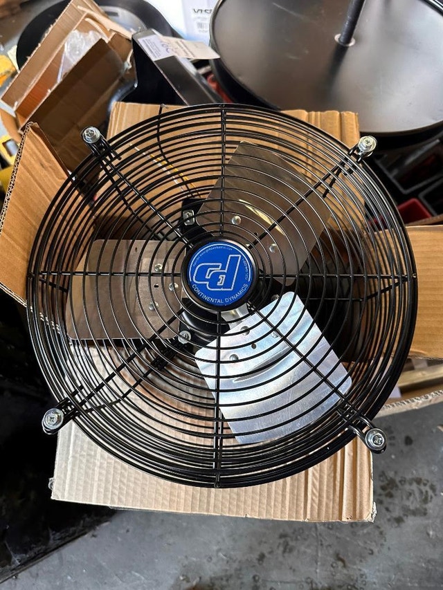 Brand new Continental Dynamics 12 Direct Drive Exhaust Fan
