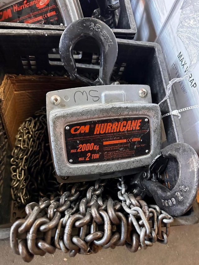 Used heavy duty chain hoist, lever hoist - photo 2