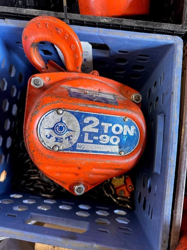 Used heavy duty chain hoist, lever hoist - photo 3