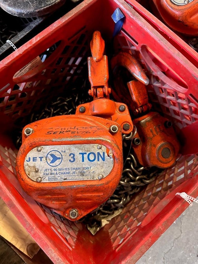 Used heavy duty chain hoist, lever hoist - photo 5