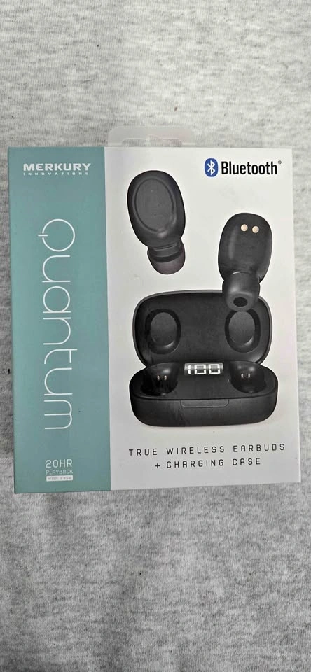 Merkury Innovations Quantum Bluetooth Wireless Earbuds