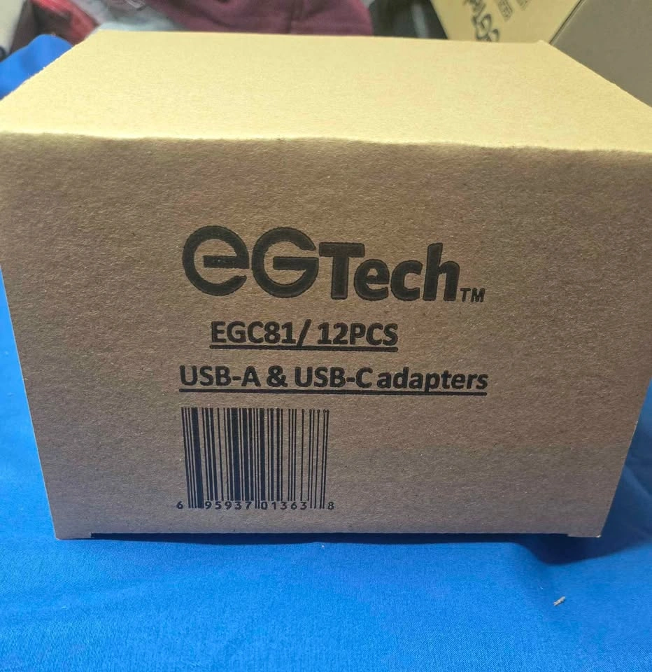 eGTech EGC81 USB-A & USB-C Adapters - Case of 12 Packs - photo 2