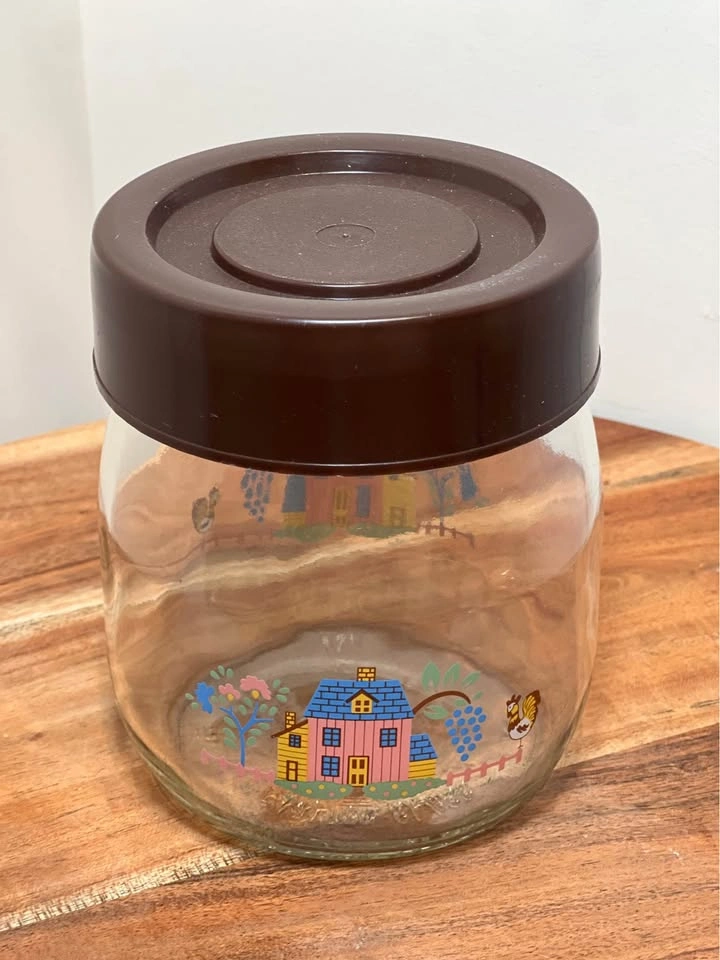 Vintage Carlton Glass Country House Jar with Lid – 3/4 L (USA) - photo 2