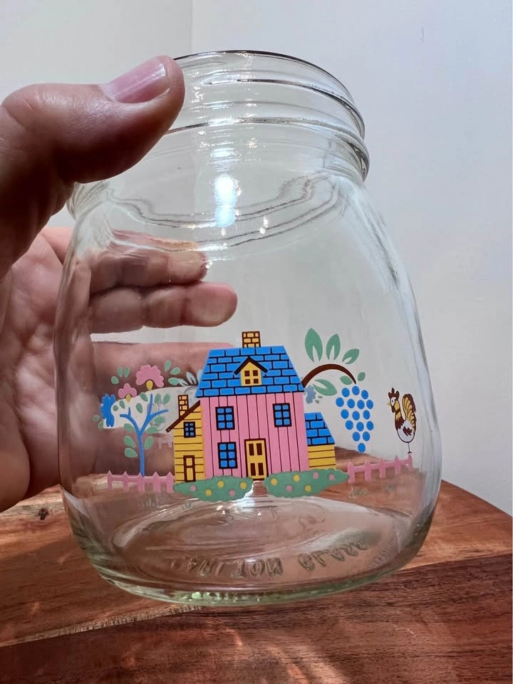 Vintage Carlton Glass Country House Jar with Lid – 3/4 L (USA) - photo 4