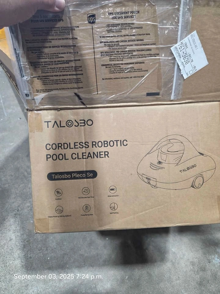 TALOSBO Pleco Se Cordless Robotic Pool Vacuum OUT OF ORDER - photo 4