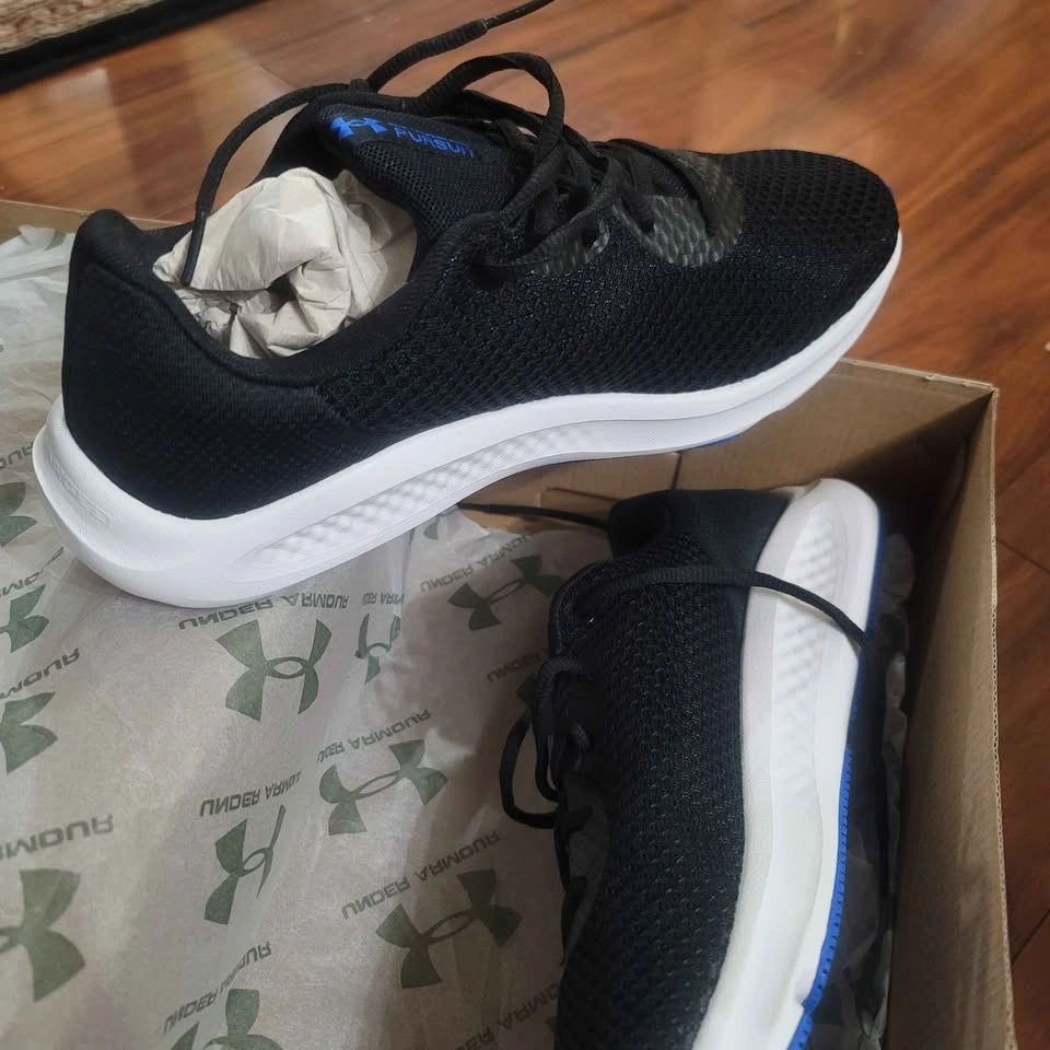 Mens UA Charged Pursuit 3 Sneaker- Size 8.5 Black (New) - photo 4