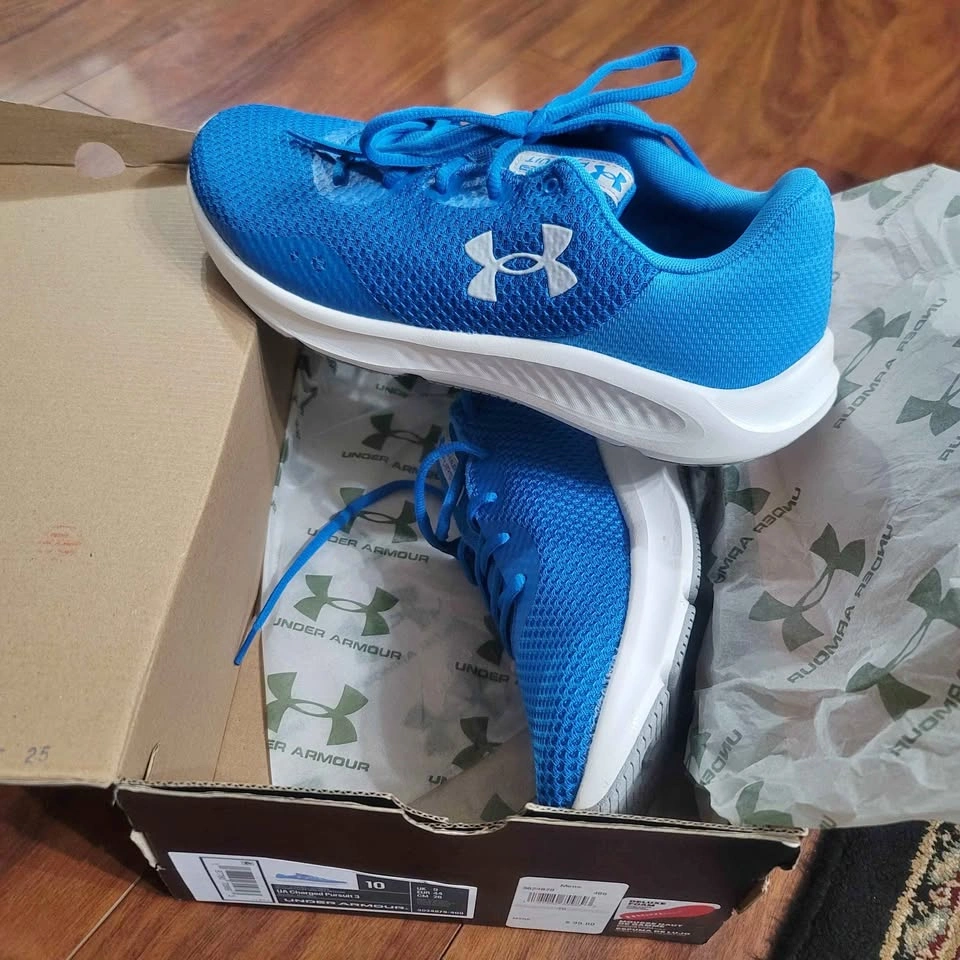 Men's UA Charged Pursuit 3 Sneaker- Blue color (Brand new)