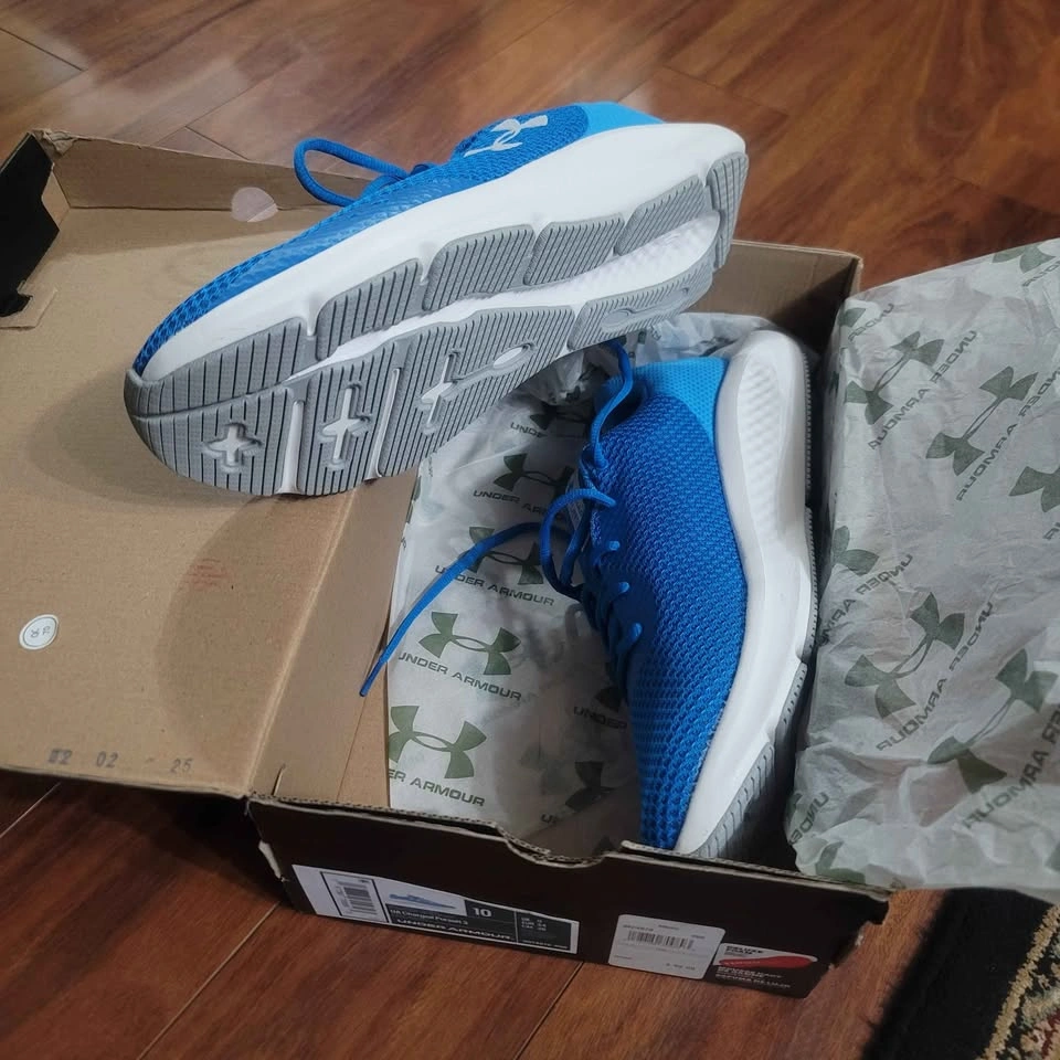 Men's UA Charged Pursuit 3 Sneaker- Blue color (Brand new) - photo 3