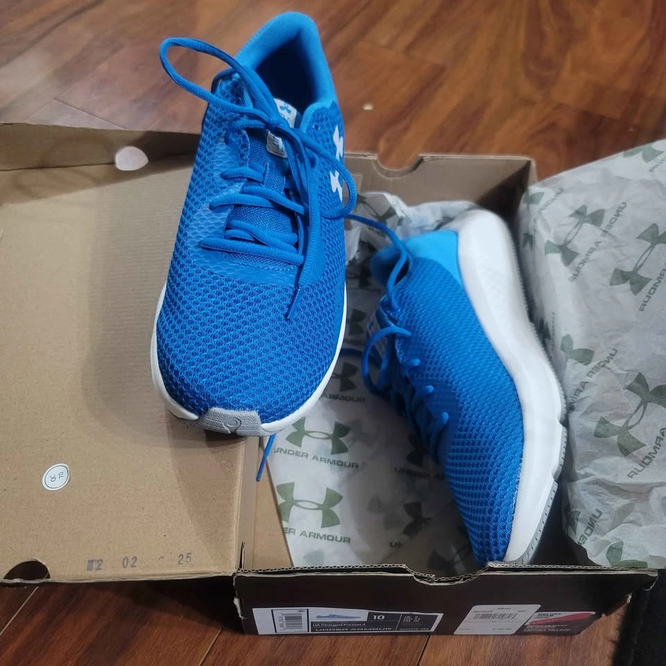 Men's UA Charged Pursuit 3 Sneaker- Blue color (Brand new) - photo 5
